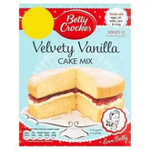 Betty Crocker Velvety Vanilla Cake Mix 425g (Case of 4)  Adomoo